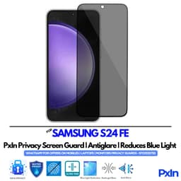 SAMSUNG S24 FE privacy screen guard