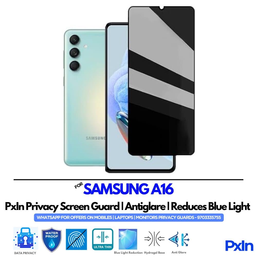 SAMSUNG A16 privacy screen guard