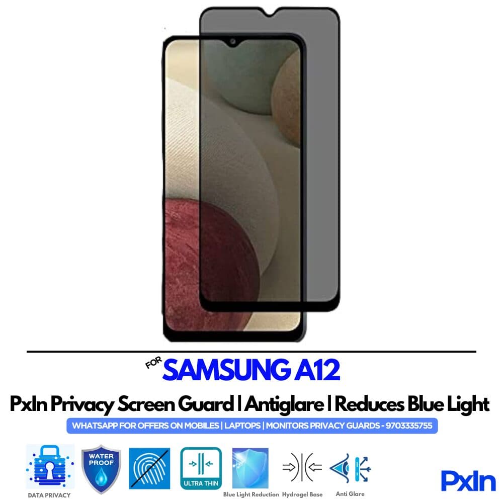 SAMSUNG A12 Mobile Privacy Screen Guard