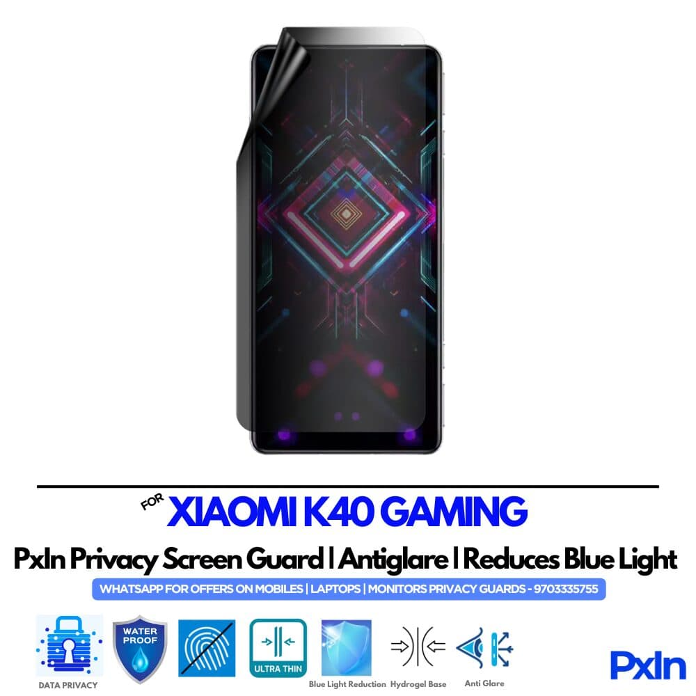 XIAOMI K40 GAMING Mobile Privacy Screen Guard