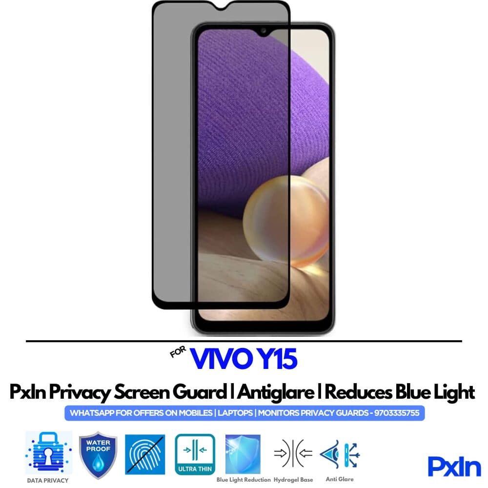 VIVO Y15 Mobile Privacy Screen Guard