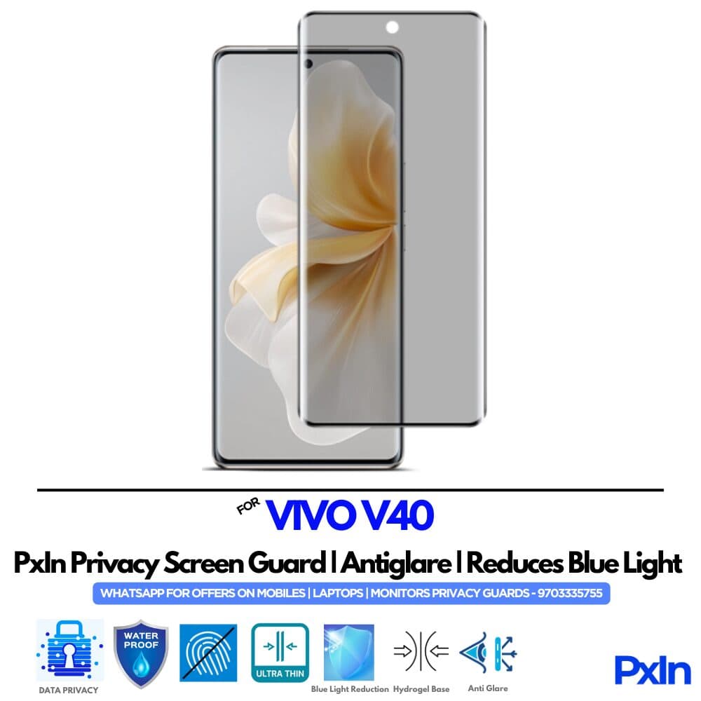 VIVO V40 Mobile Privacy Screen Guard