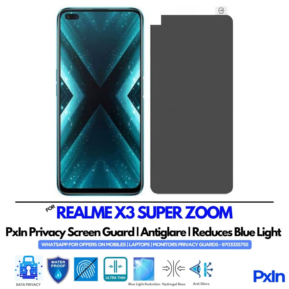 REALME X3 SUPER ZOOM Mobile Privacy Screen Guard