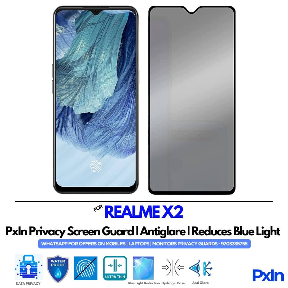 REALME X2 Mobile Privacy Screen Guard