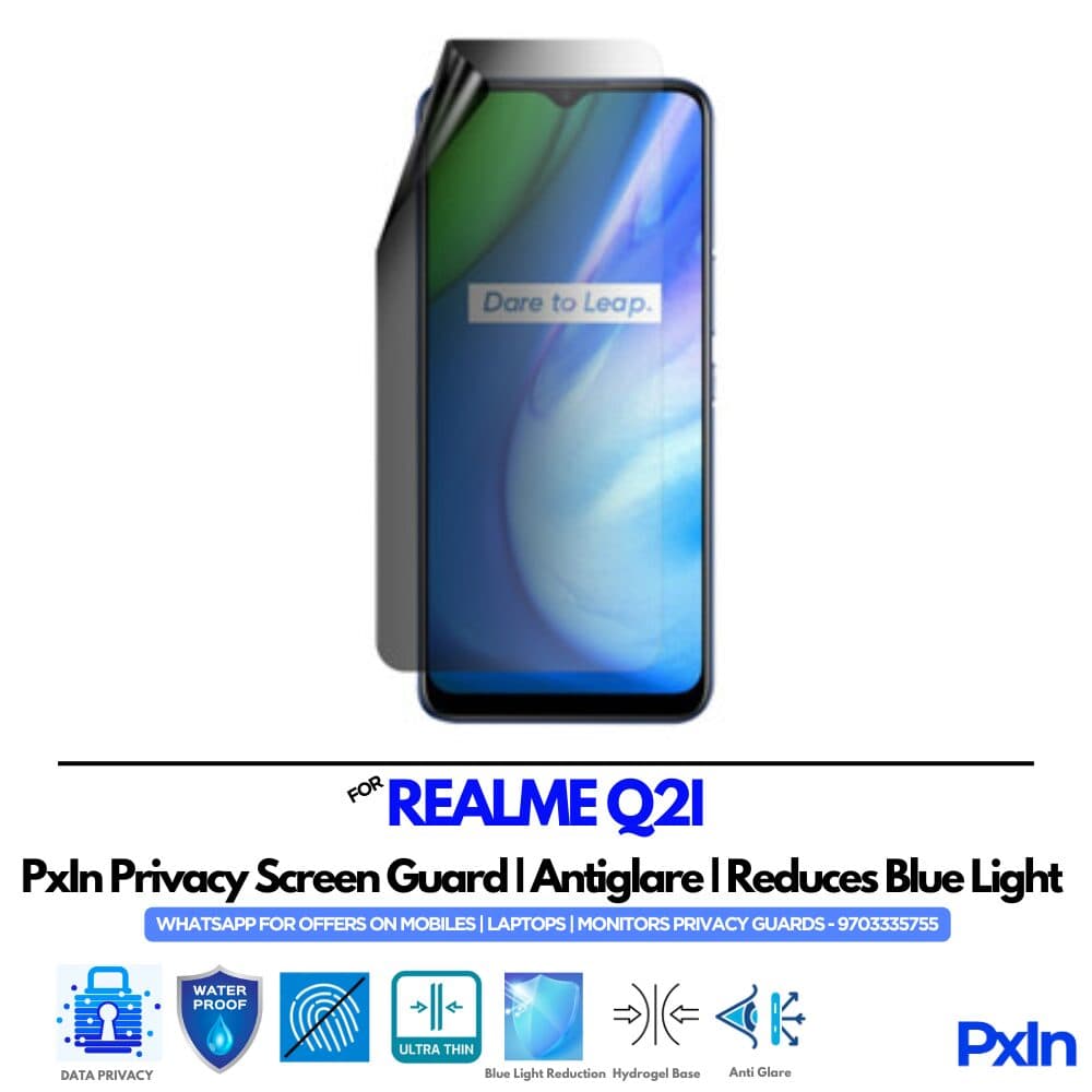 REALME Q2I Mobile Privacy Screen Guard