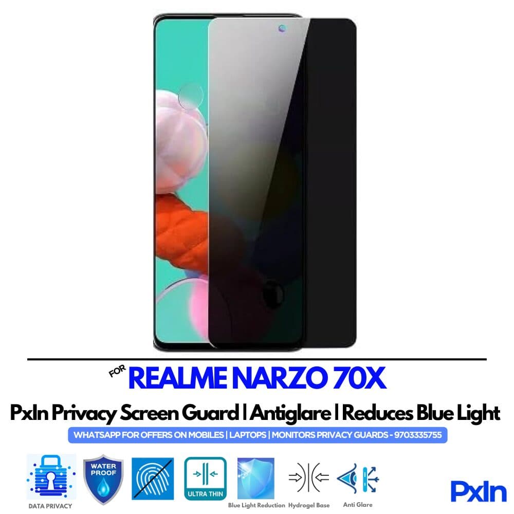 REALME NARZO 70X Mobile Privacy Screen Guard