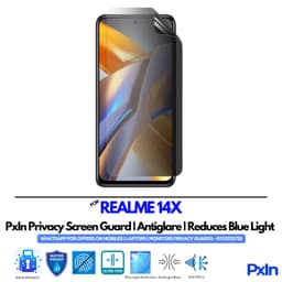 REALME 14X Mobile Privacy Screen Guard