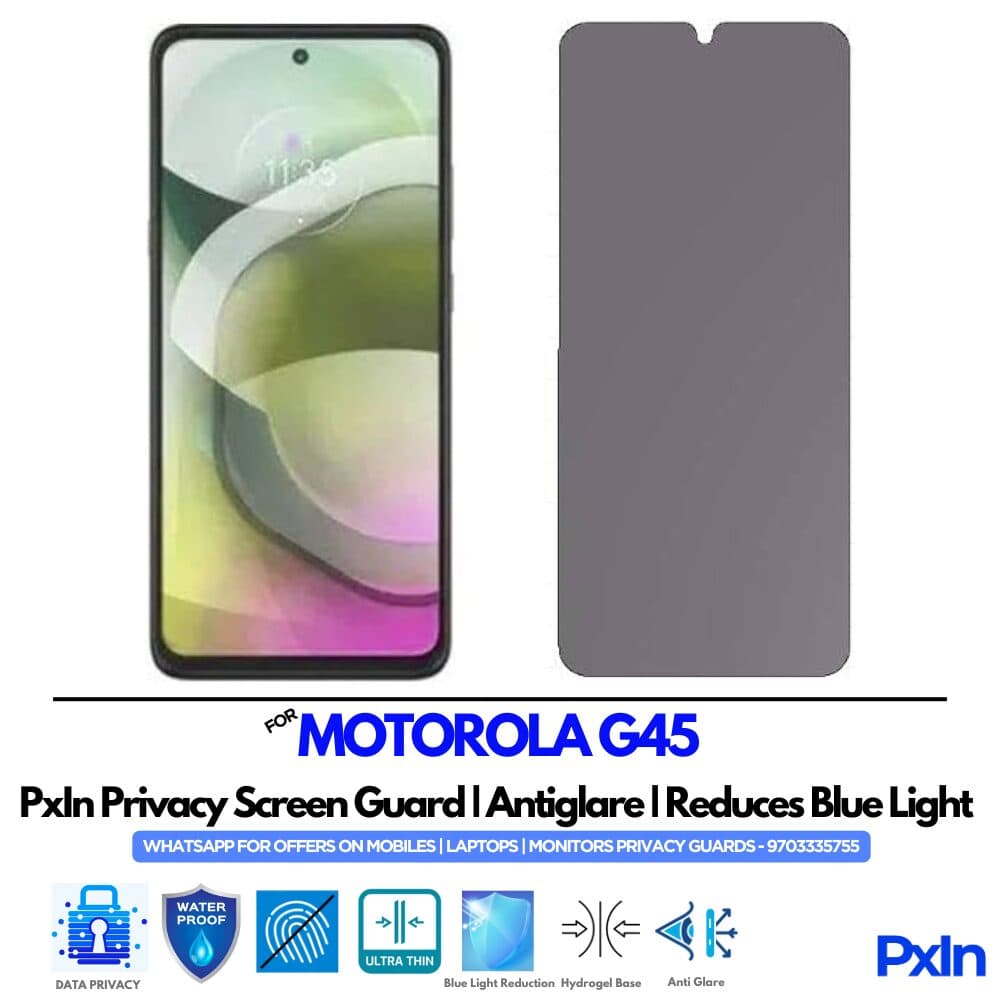 MOTOROLA G45 Mobile Privacy Screen Guard