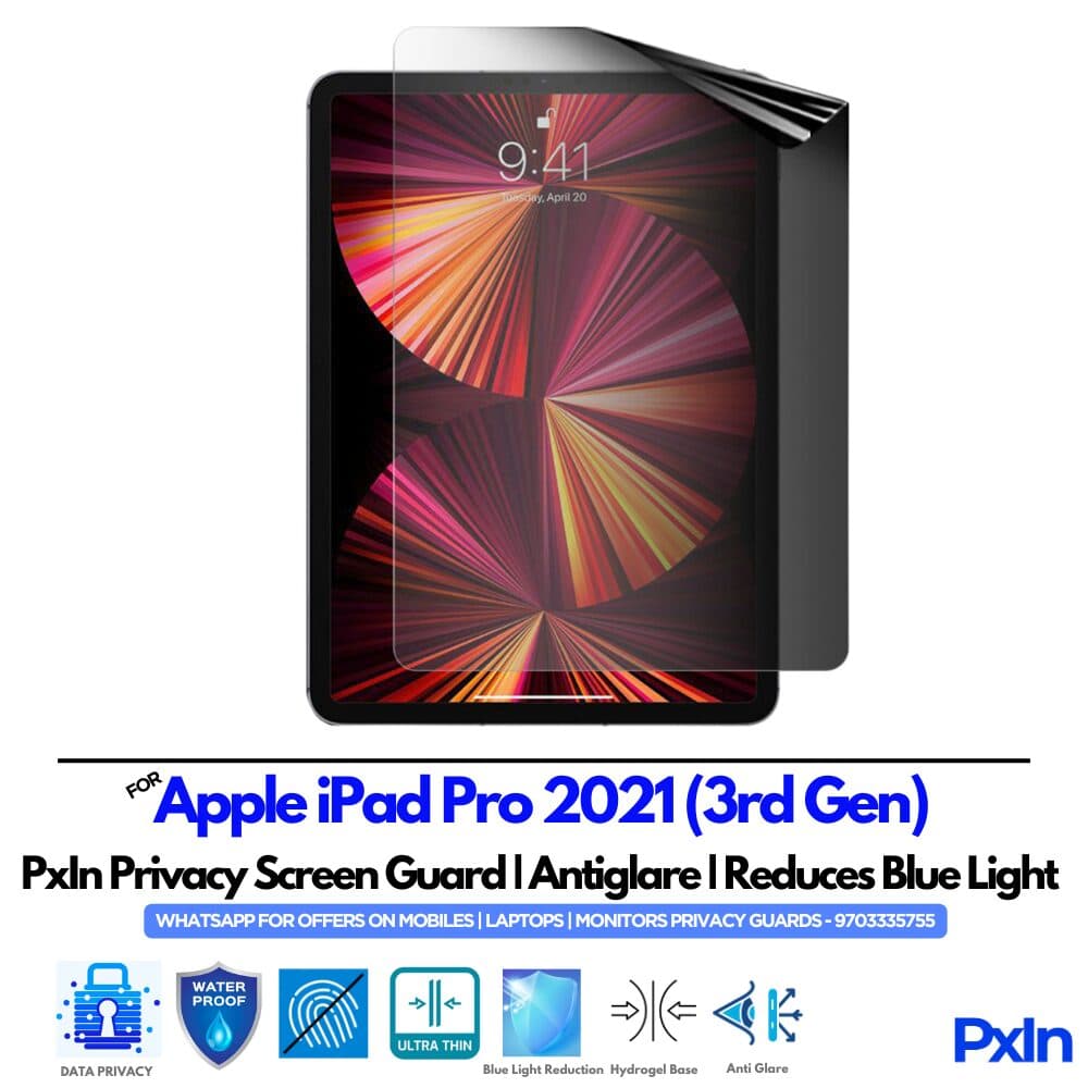 Apple iPad Pro 2021 (3rd Gen) privacy screen protector