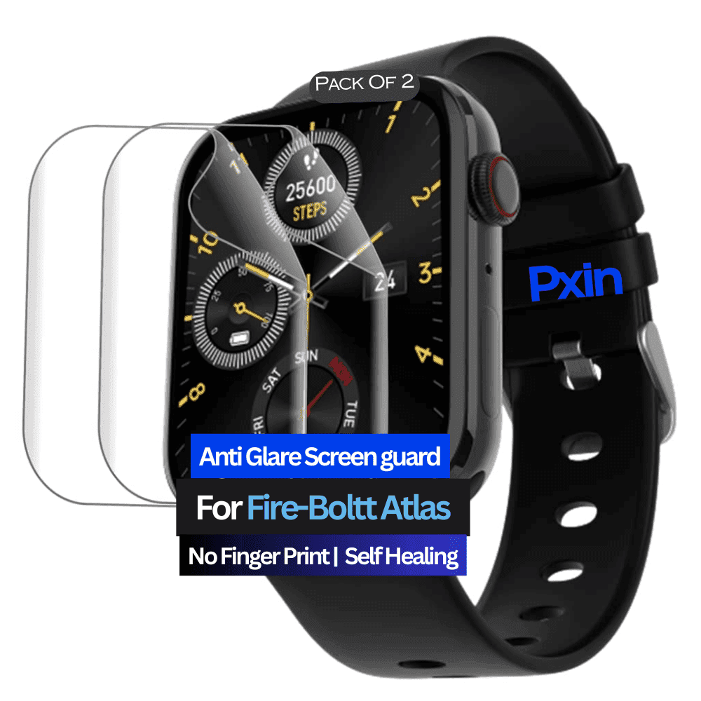 Anti-Glare Screen Guard for Fire-Boltt Atlas Smartwatch