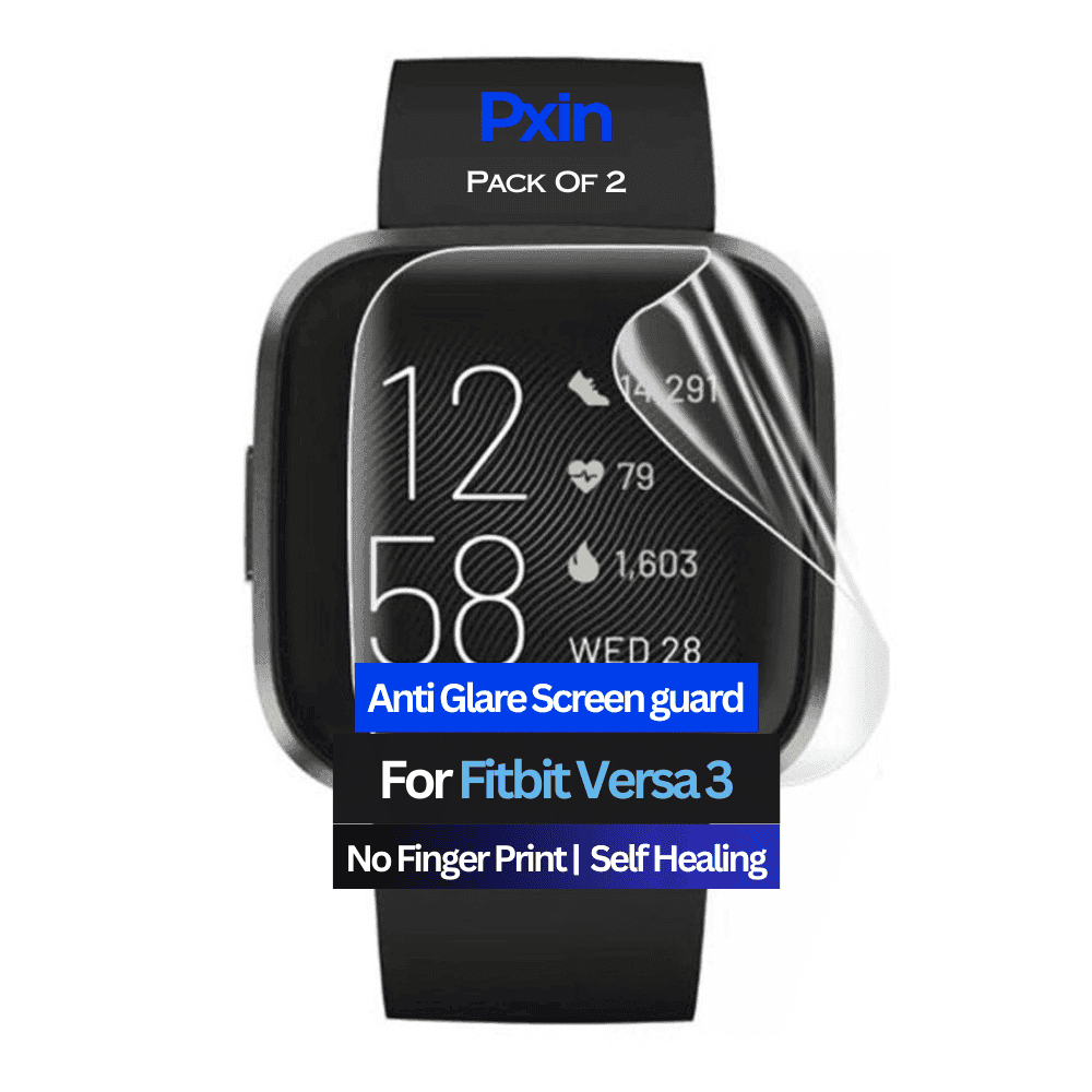 Anti-Glare Screen Guard for Fitbit Versa 3 Smartwatch