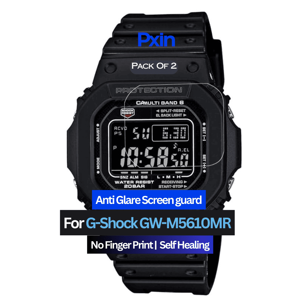 Anti-Glare Screen Guard for G-Shock GW-M5610MR Smartwatch