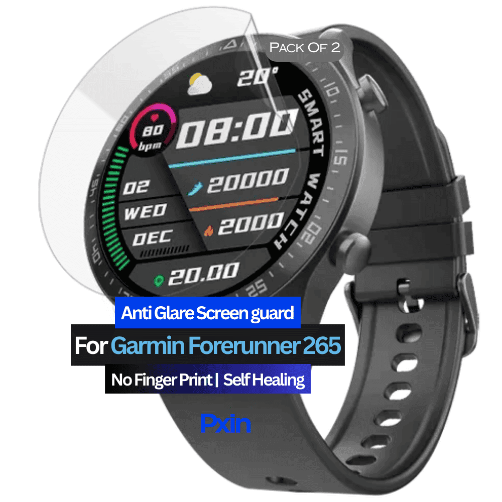 Garmin Forerunner 265 anti glare screen guard