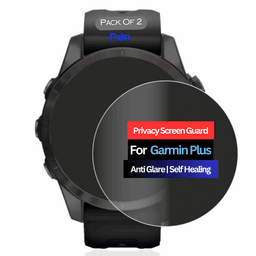GARMIN Plus Smartwatch Privacy Screen Guard for | Privacy Filter | Anti-Glare, Fingerprint Resistant (Pack of 2)