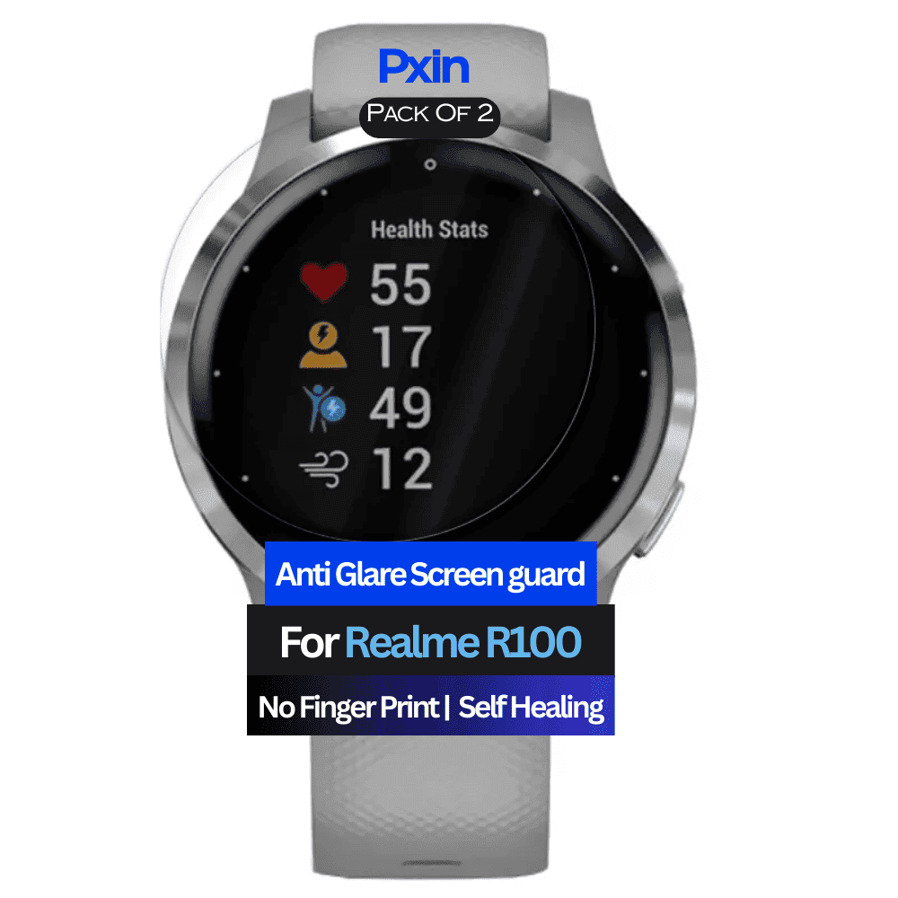 Anti-Glare Screen Guard for Realme R100 Smartwatch