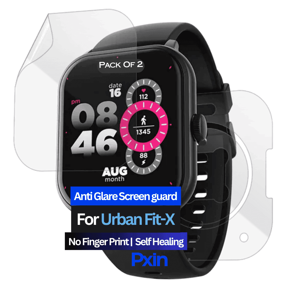 Anti-Glare Screen Guard for Urban Fit-X Smartwatch