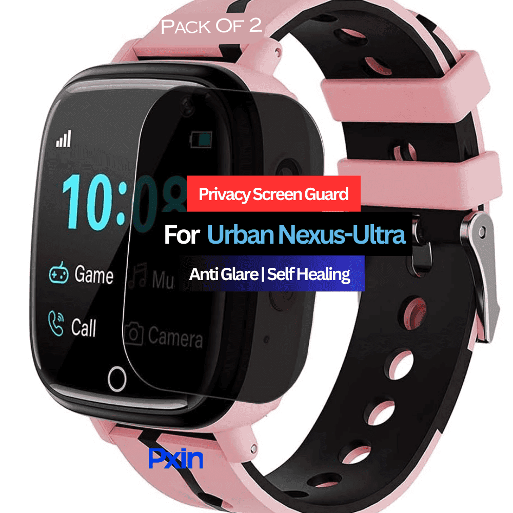 Urban Nexus-Ultra Smartwatch Privacy Screen Guard for | Privacy Filter | Anti-Glare, Fingerprint Resistant (Pack of 2)