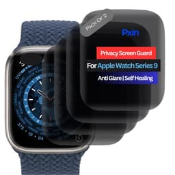 Apple Watch Series 9 Smartwatch Privacy Screen Guard for | Privacy Filter | Anti-Glare, Fingerprint Resistant (Pack of 2)