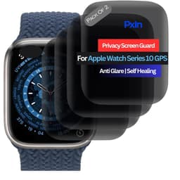 Apple Watch Series 10 GPS Smartwatch Privacy Screen Guard for | Privacy Filter | Anti-Glare, Fingerprint Resistant (Pack of 2)