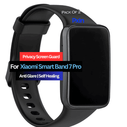 Xiaomi Smart Band 7 Pro Smartwatch Privacy Screen Guard for | Privacy Filter | Anti-Glare, Fingerprint Resistant (Pack of 2)