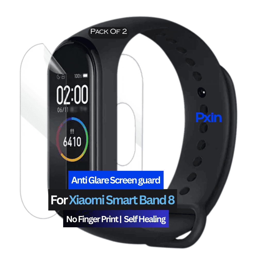 Anti-Glare Screen Guard for Xiaomi Smart Band 8 Smartwatch