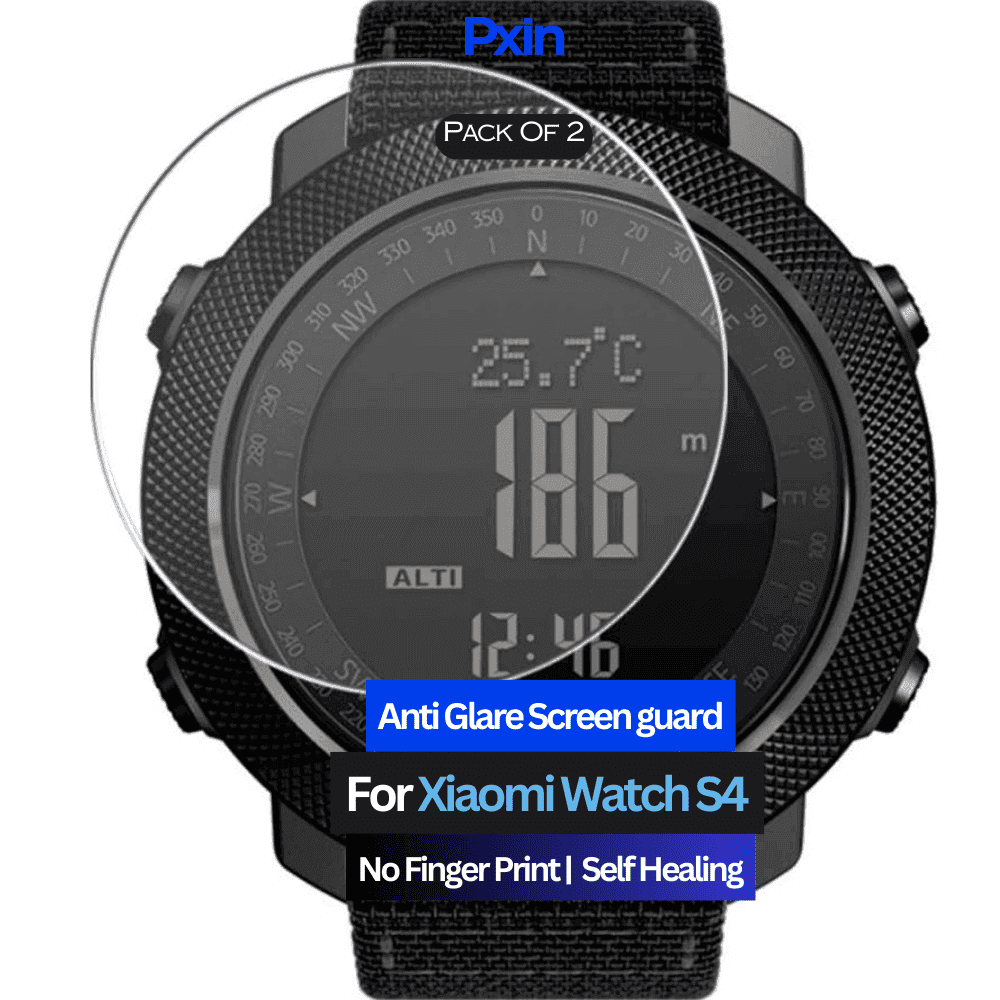 Anti-Glare Screen Guard for Xiaomi Watch S4 Smartwatch