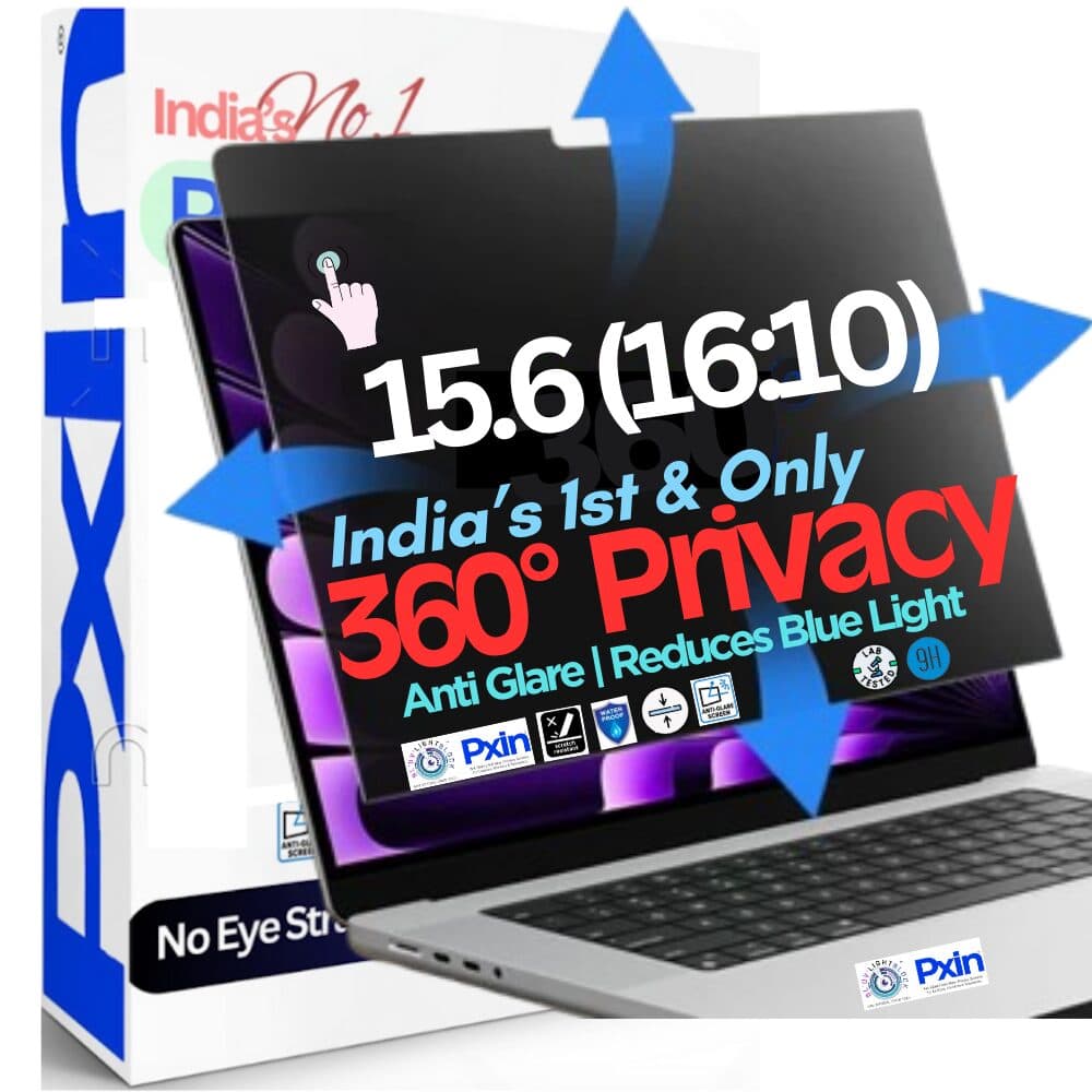15.6 Inch 16:10 Touch Monitor Privacy Screen