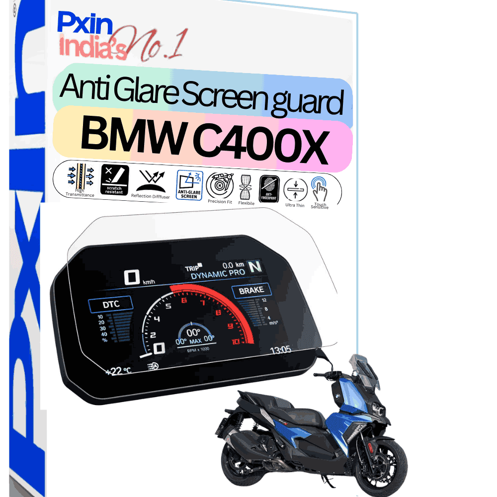 BMW C400X anti glare screen guard