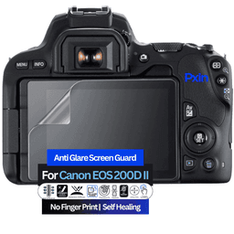Anti-Glare Screen Guard for Canon EOS 200D II Camera