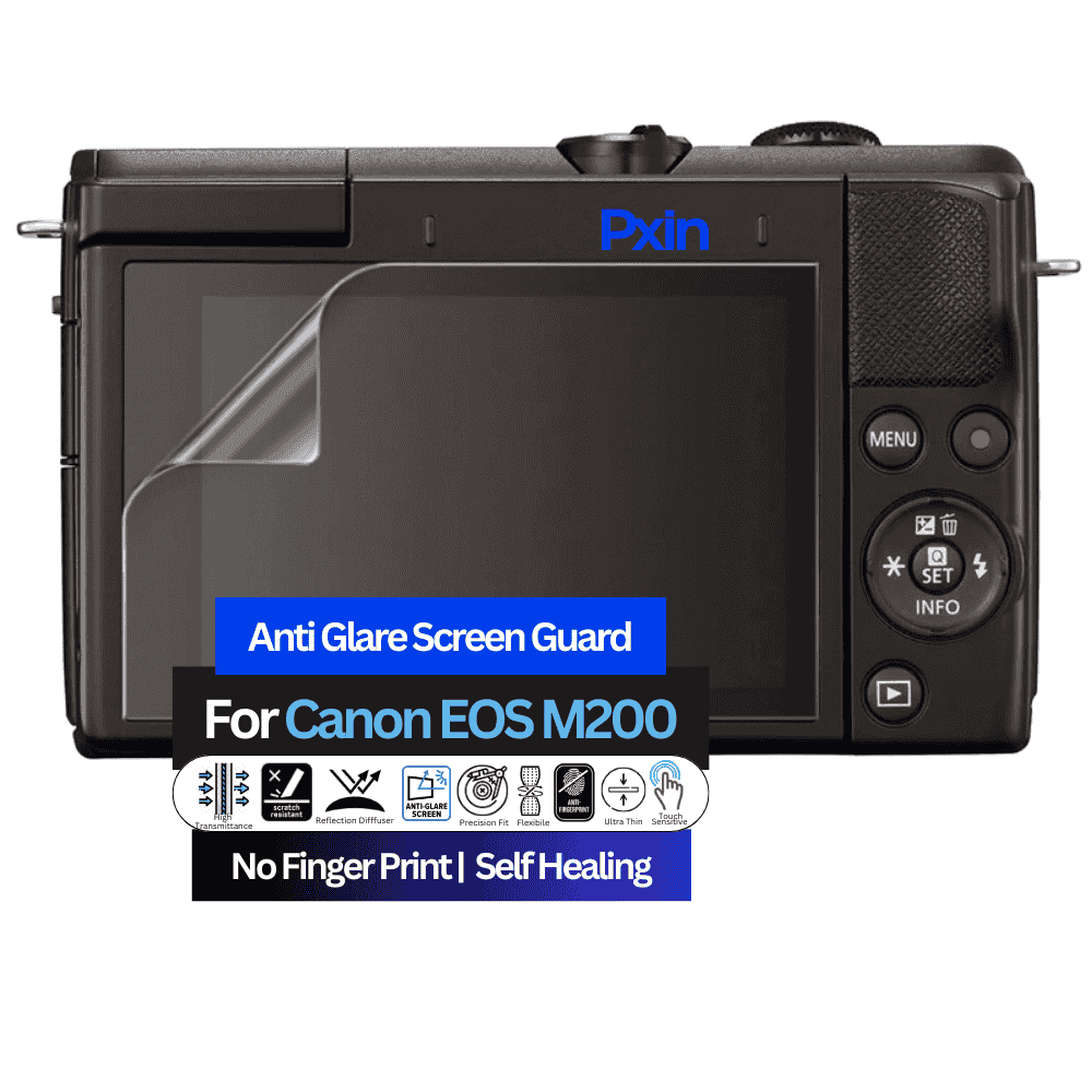 Anti-Glare Screen Guard for Canon EOS M200 Camera