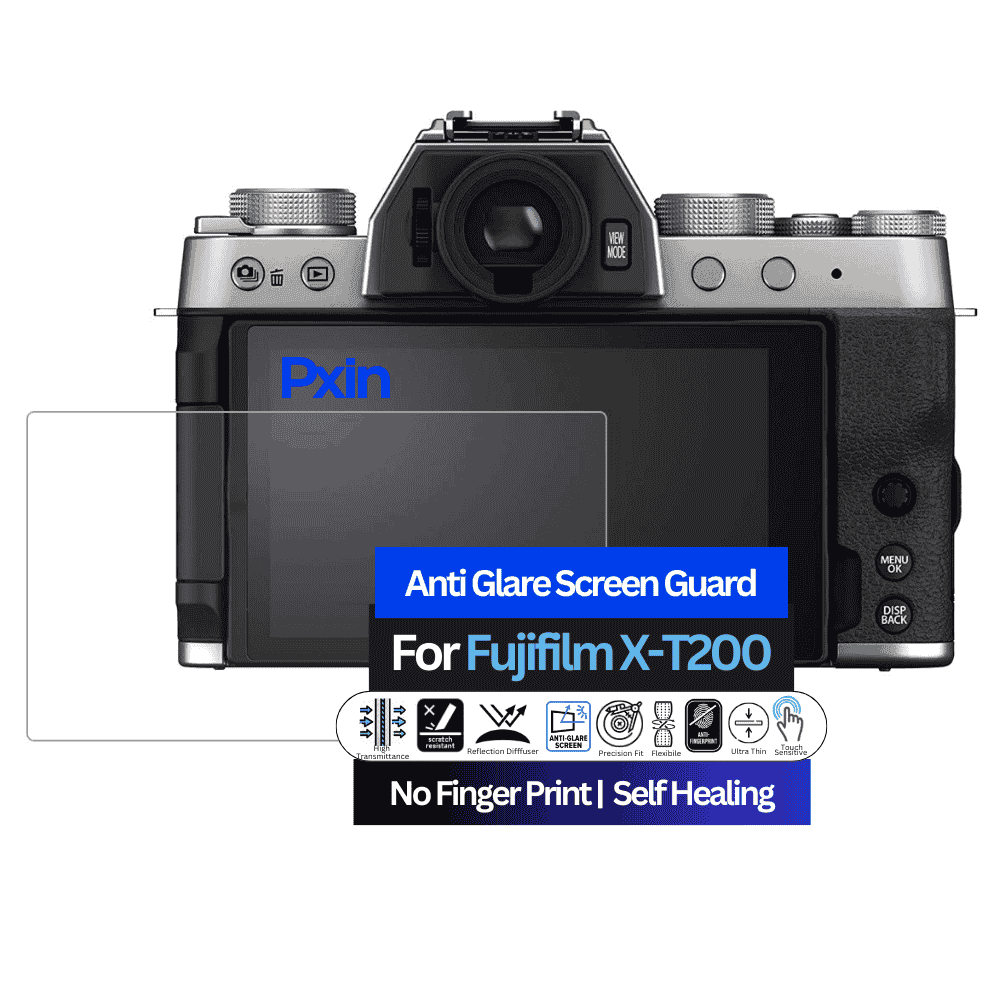 Anti-Glare Screen Guard for Fujifilm X-T200 Camera