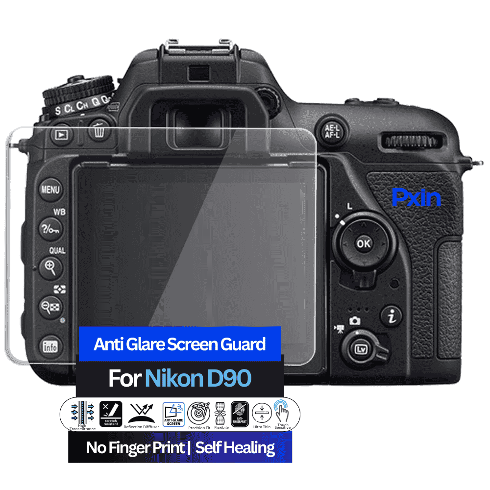 Anti-Glare Screen Guard for Nikon D90 Camera