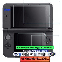 Anti-Blue & Anti-Glare Screen Guard for Nintendo New 3DS LL Gaming Console