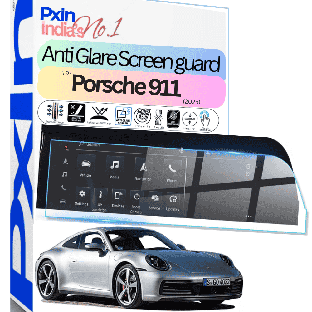 Porsche 911 (2025) antiglare screen guard