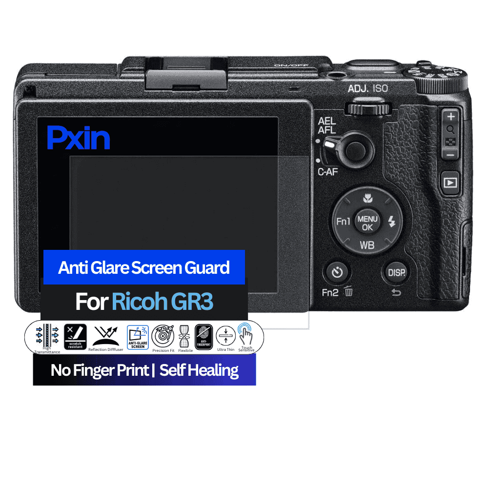 Anti-Glare Screen Guard for Ricoh GR3 Camera