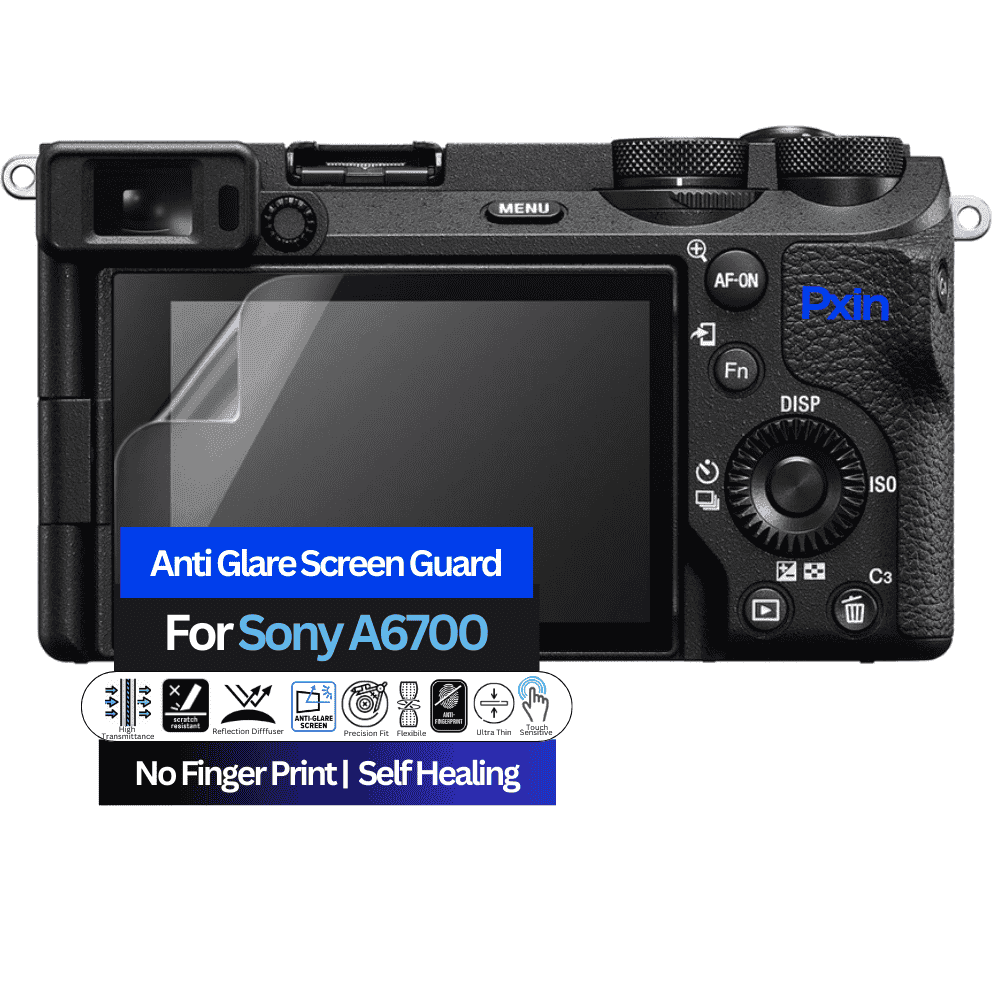 Anti-Glare Screen Guard for Sony A6700 Camera