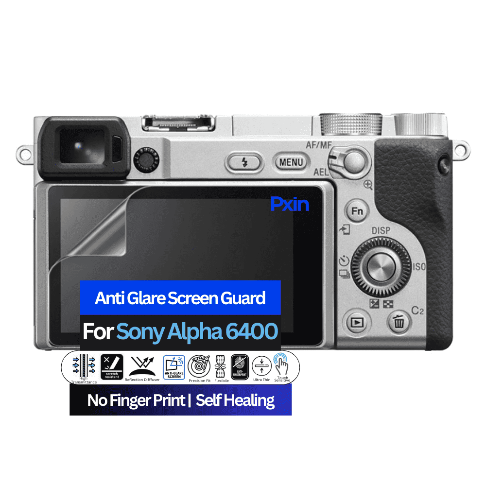 Anti-Glare Screen Guard for Sony Alpha 6400 Camera