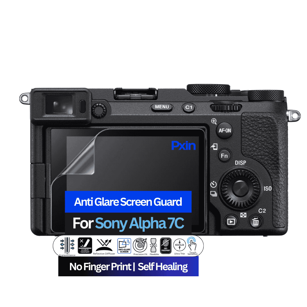 Anti-Glare Screen Guard for Sony Alpha 7C Camera