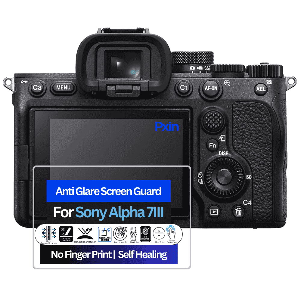 Anti-Glare Screen Guard for Sony Alpha 7III Camera