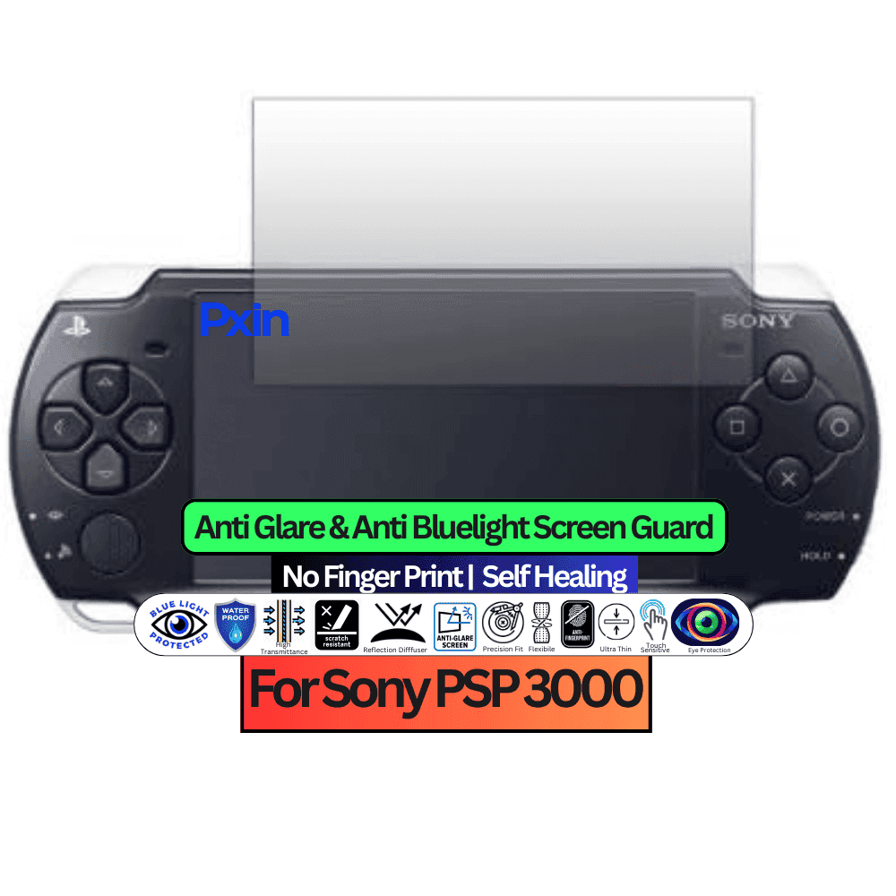 Anti-Blue & Anti-Glare Screen Guard for Sony PSP 3000 Gaming Console