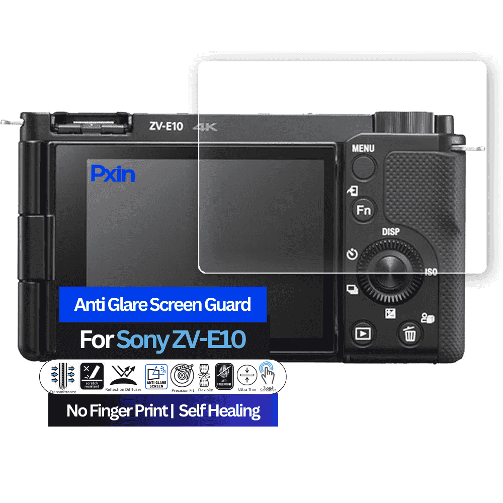 Anti-Glare Screen Guard for Sony ZV-E10 Camera Anti-Glare Screen Guard for Sony ZV-E10 Camera