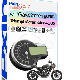 Triumph Scrambler 400X anti glare screen guard