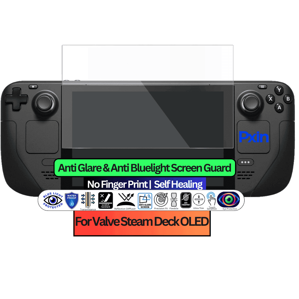 Anti-Blue & Anti-Glare Screen Guard for Valve Steam Deck OLED Gaming Console