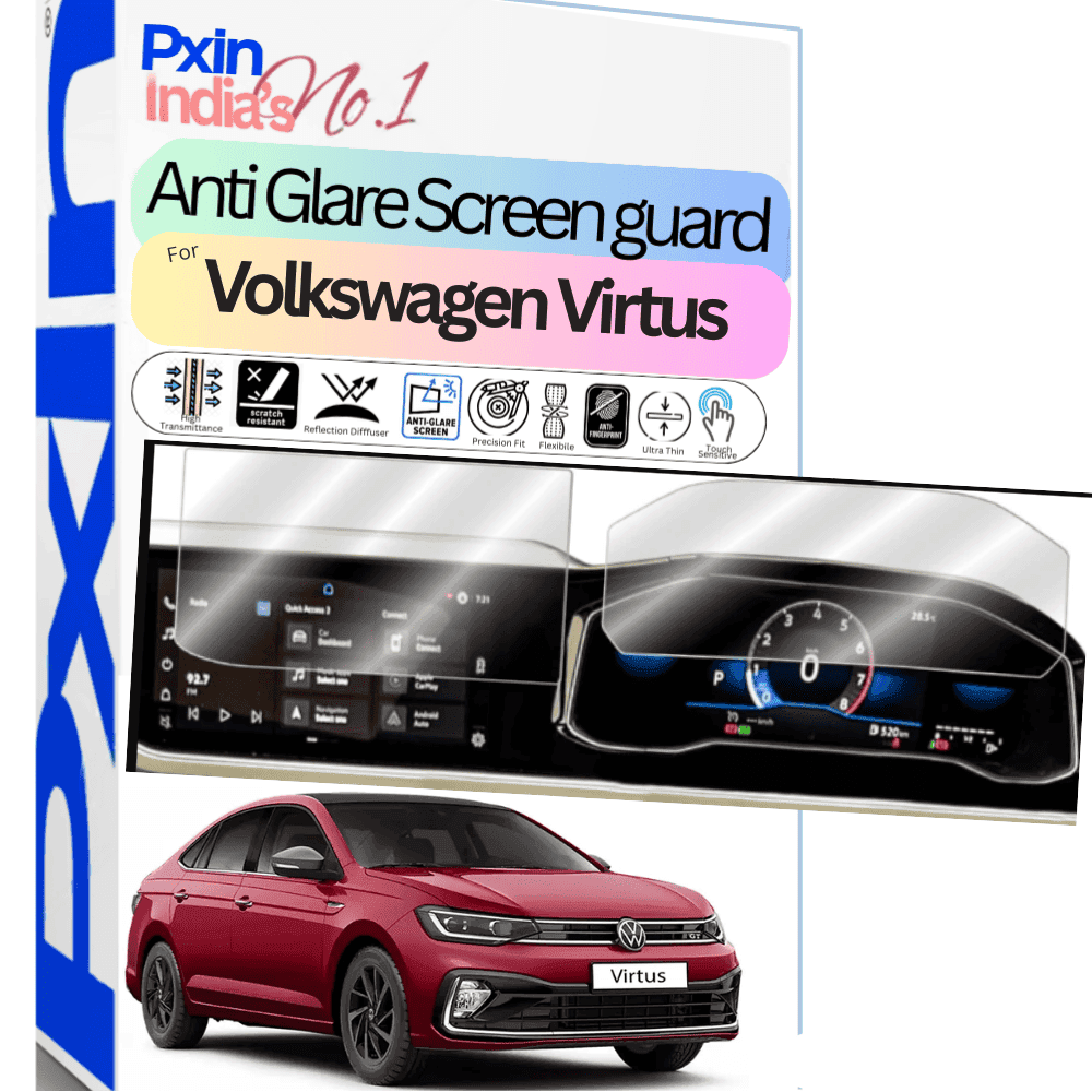 Volkswagen Virtus antiglare screen guard