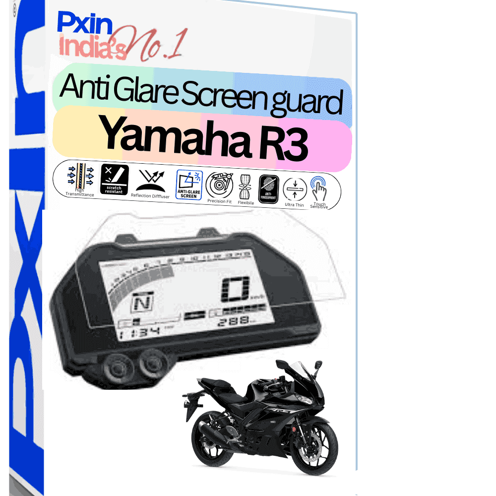 Yamaha R3 anti glare screen guard