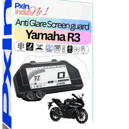 Yamaha R3 anti glare screen guard