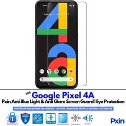 Google Pixel 4A Mobile Anti Bluelight and Anti glare Screen Guard