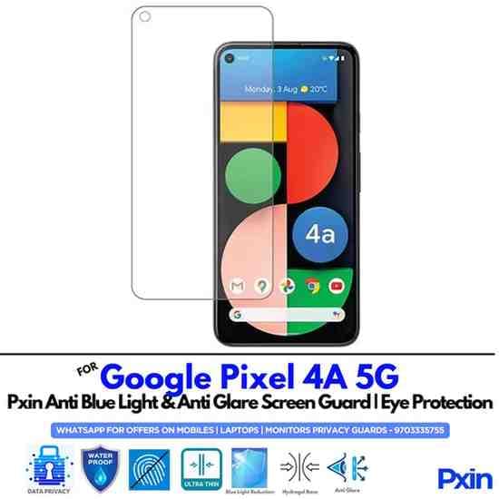 Google Pixel 4A 5G Mobile Anti Bluelight and Anti glare Screen Guard