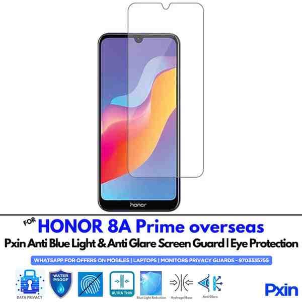 HONOR 8A Prime overseas Mobile Anti Bluelight and Anti glare Screen Guard
