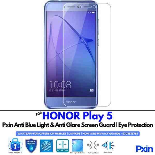 HONOR Play 5 Mobile Anti Bluelight and Anti glare Screen Guard